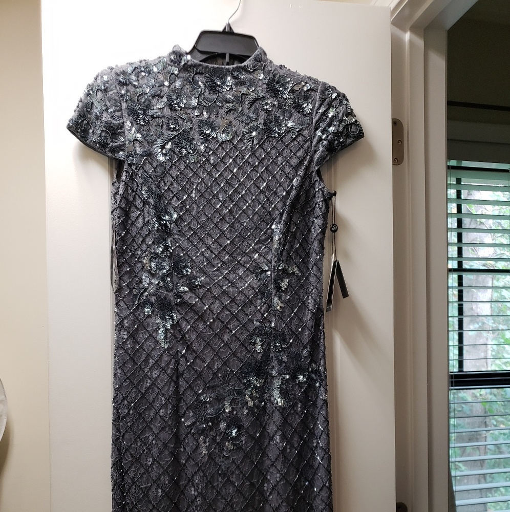 Adriana Papell Sequin Dress